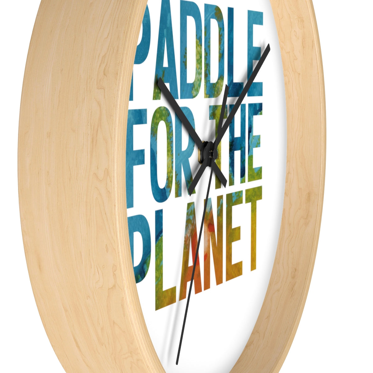 Paddle For The Planet Wall clock